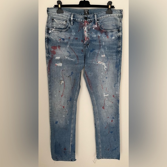 Men’s PRPS Demon distressed denim - Picture 1 of 7